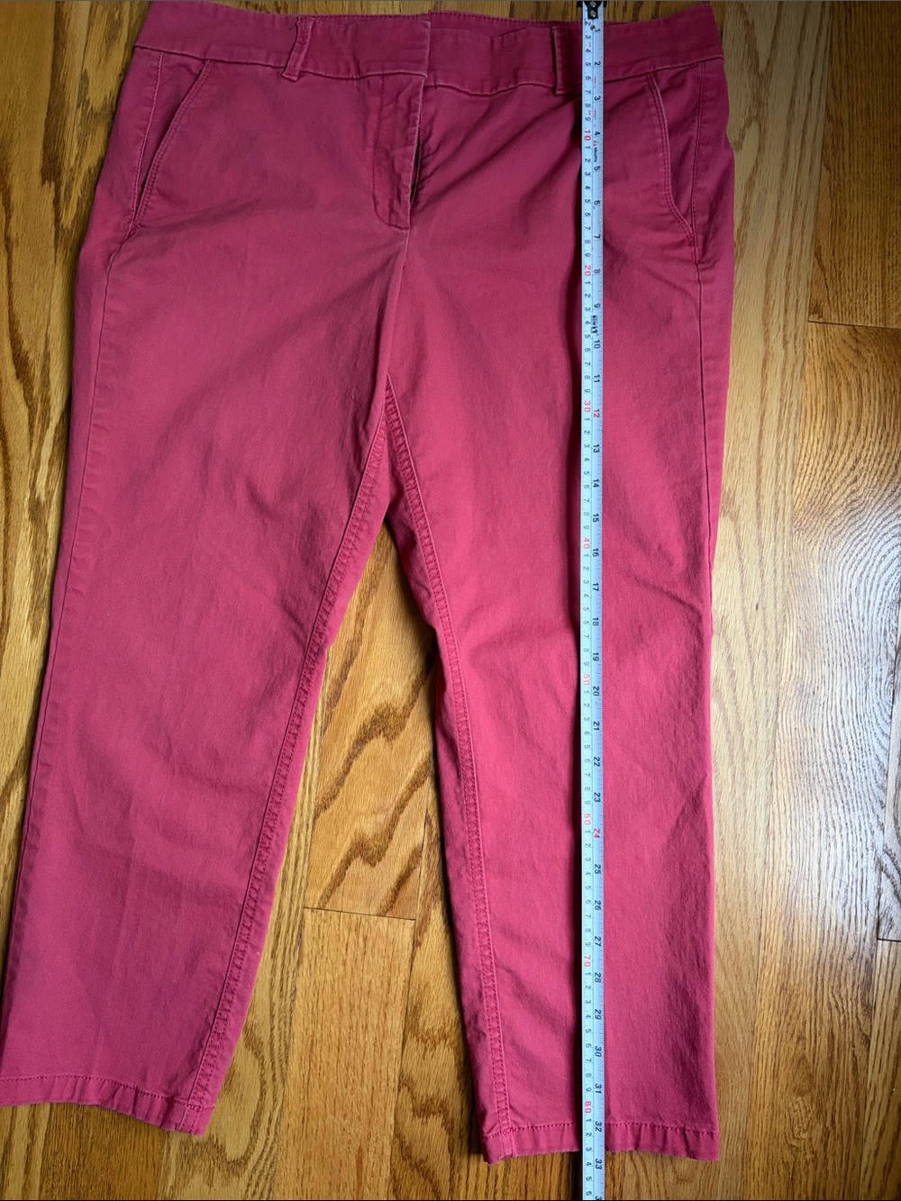LOFT Women’s Coral Pink Chino Pants. Size:12P - Picture 7 of 8